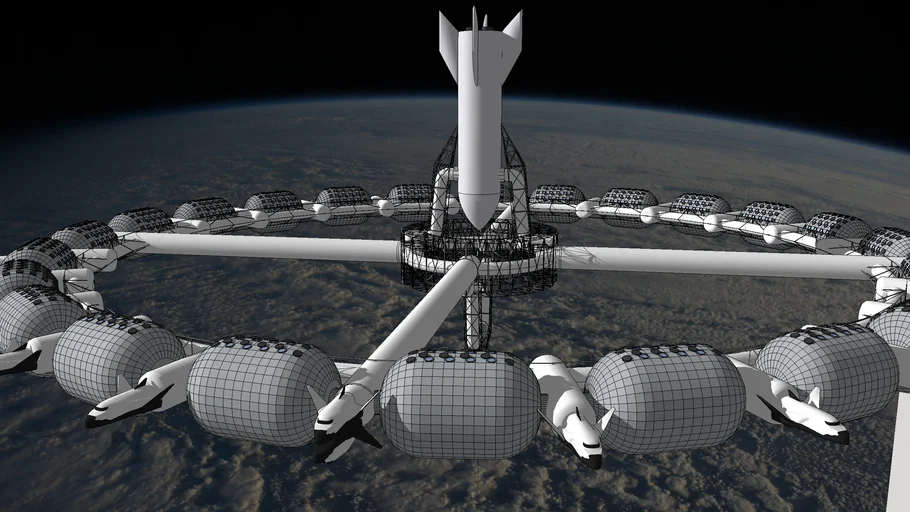 Von Braun Rotating Space Station -Gateway
