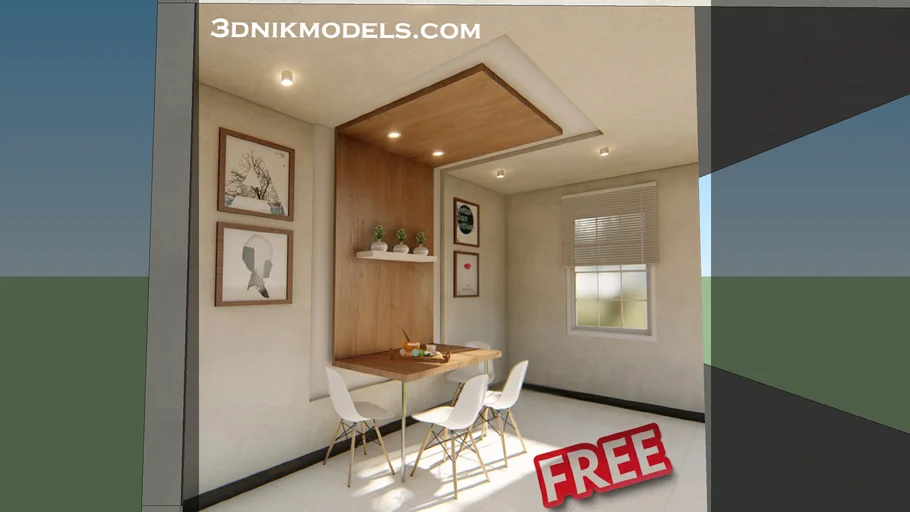 3dnikmodels.com Kitchen Counter