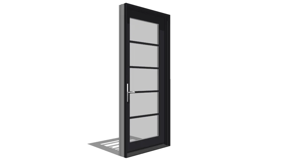Pella Reserve Contemporary In-Swing Hinged Door - Single Panel