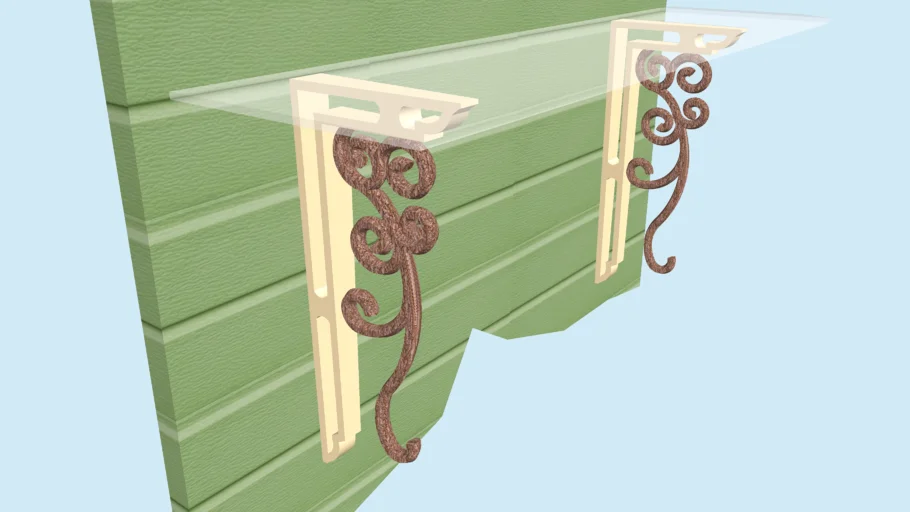 Iron Shelving Brackets