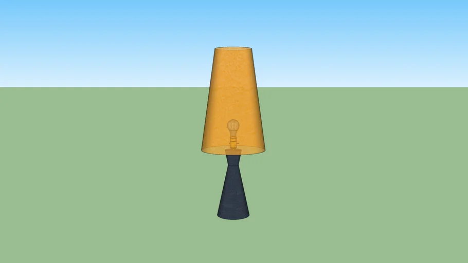 Mid Century Cone Lamp