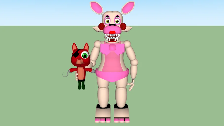 5 nights at freddy's 2- toy Foxy aka mangle