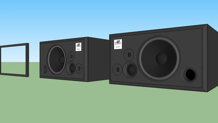 ATC SCM150ASL Pro - Horizontal - Extra Tweeter | 3D Warehouse
