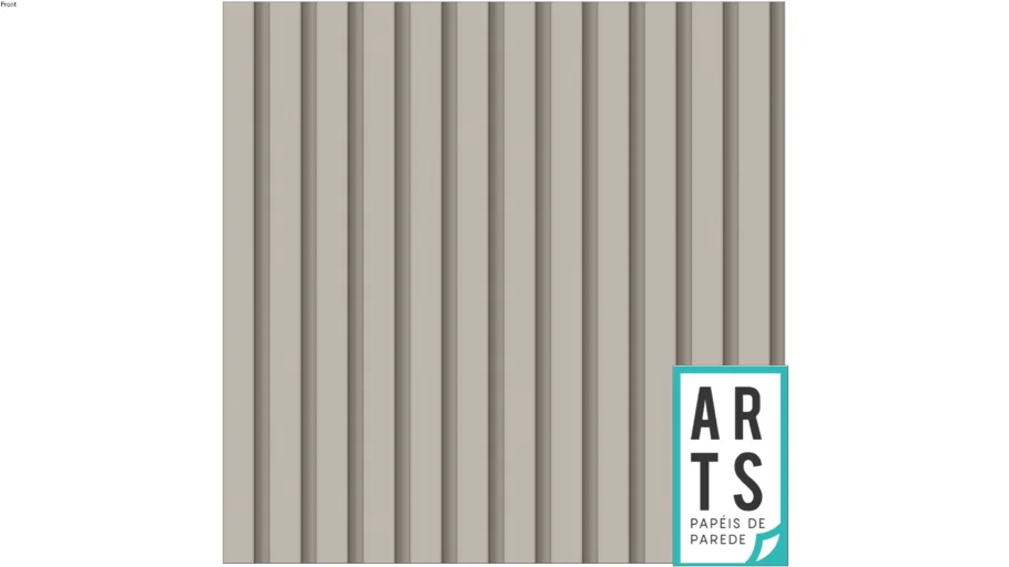 Arts - Papel de Parede - Ripado Liso Fendi