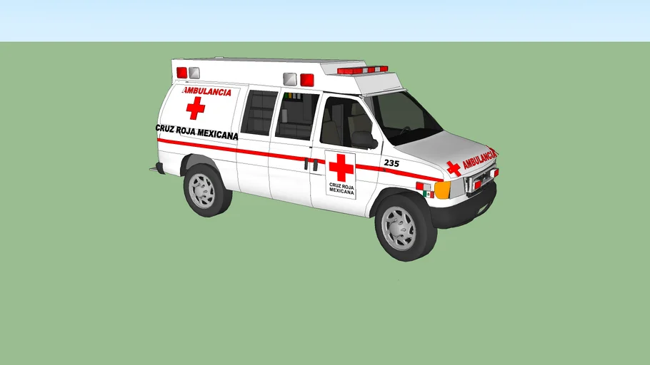          ambulancia de la cruz roja mexicana 