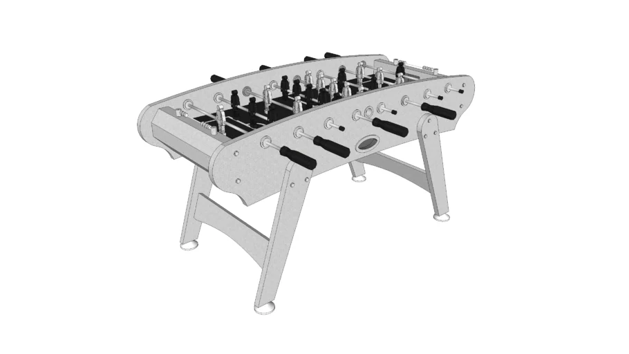 78859 Table Soccer Boys Silver Chrom_Black