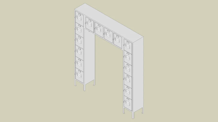 Penco Vanguard Sixteen Person Locker