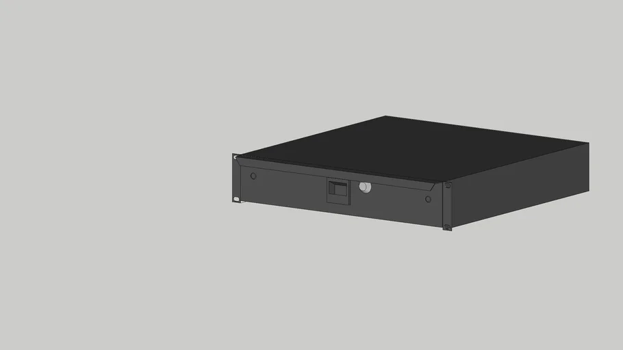 2U Rack Drawer | 3D Warehouse