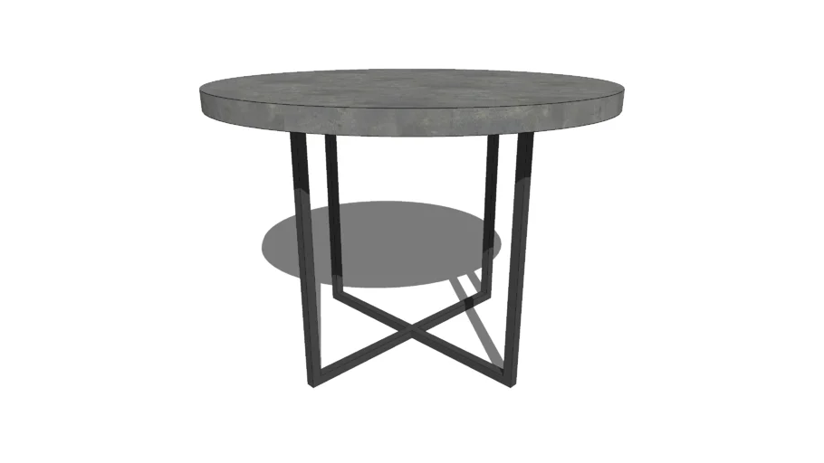 Round dining table