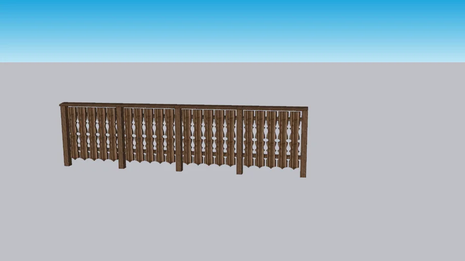 Balustrade bois