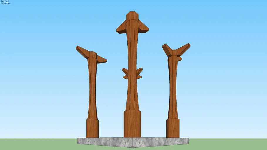 Wooden Pillar