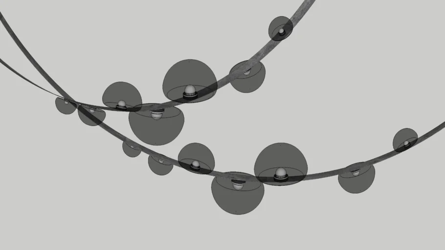 DEW DROPS LED pendant by Bomma | 3D Warehouse