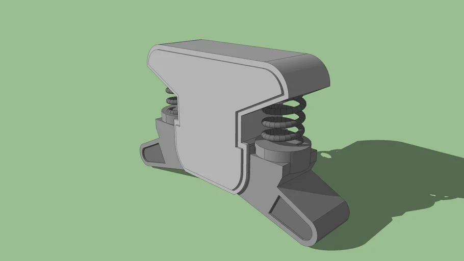 vertical volute spring suspension