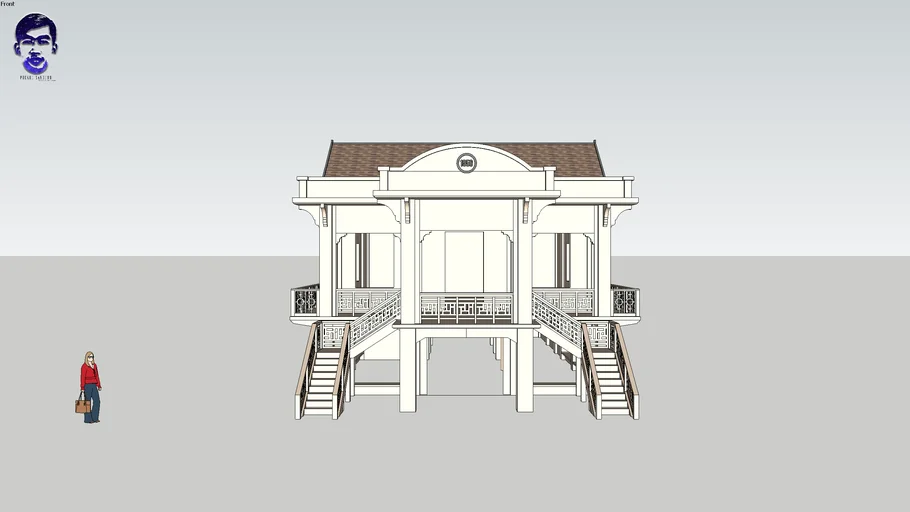 French Colonial Building