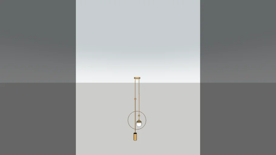 Italux Trosti lampa wisząca 2x60 W złota PND-428892-BRO