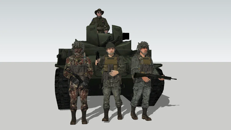 West German Army M42A1 Duster - Flakpanzer Set 01