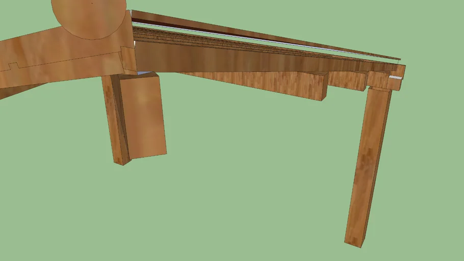 Telhado Colonial Quiosque