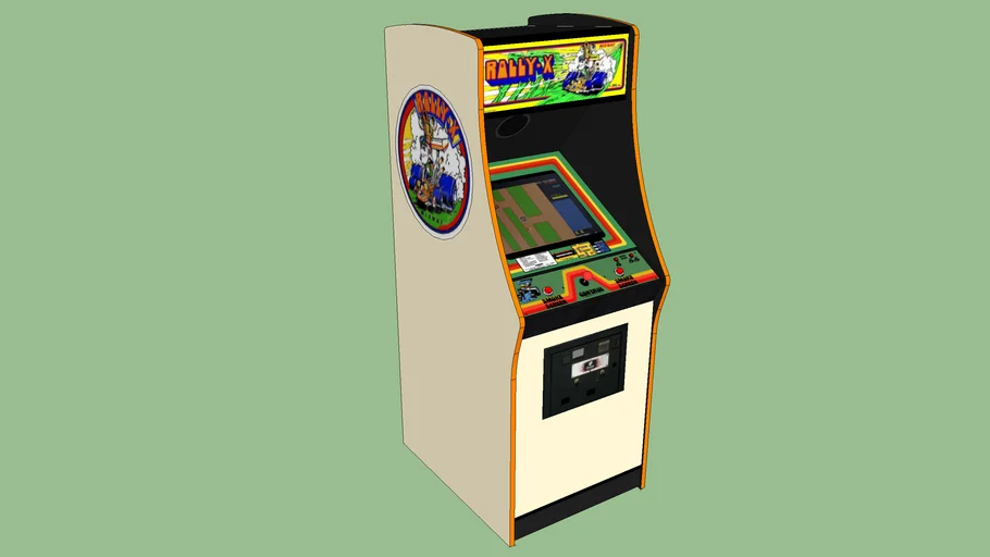rally x arcade game
