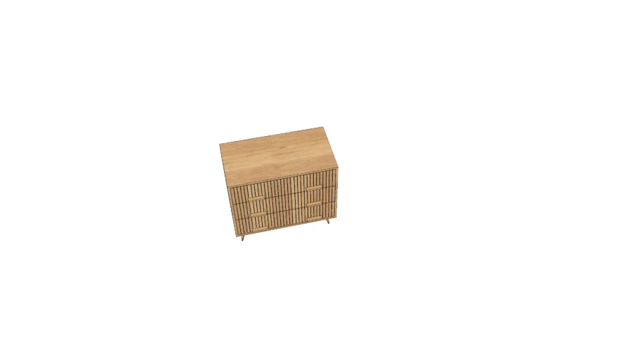 Commode en bois L90 x P50 x H80 cm - EASY MOBILIER