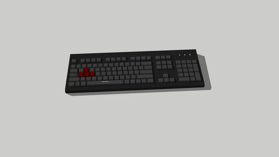 Gaming Keyboard Tenkey Basic Sample