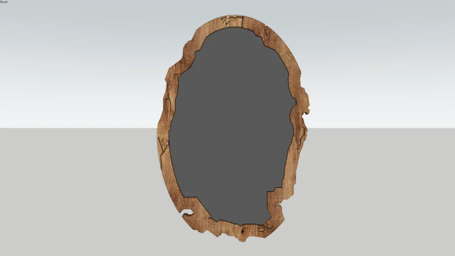Old Wood Mirror