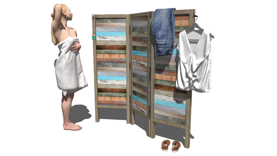 Biombo Balines  "Balinese Screen" R&Ch