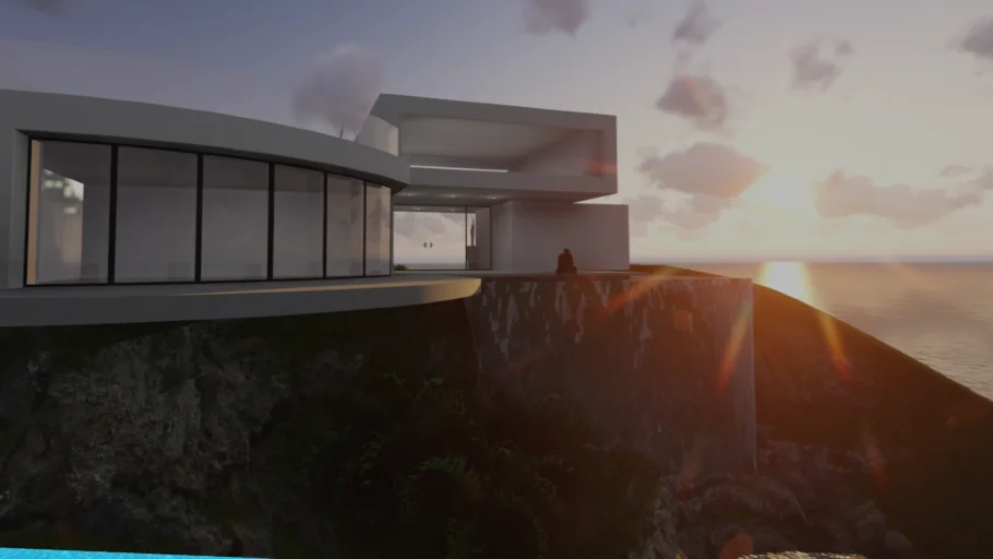 Modern Cliff house 1