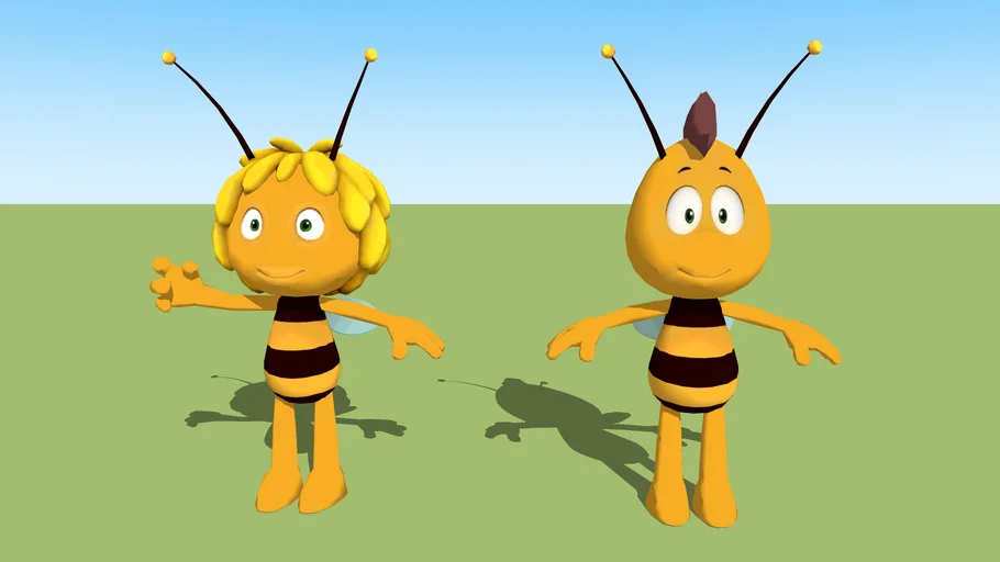 Maya the bee and Willy.