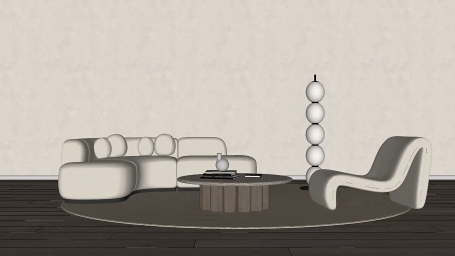 侘寂沙發茶几組合-Wabi-sabi sofa coffee table set