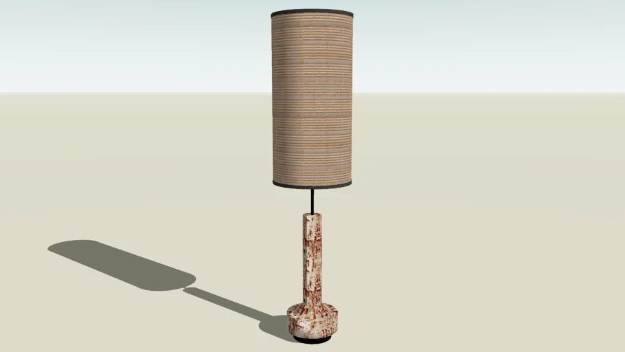 Tall midcentury table lamp