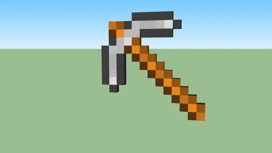 Minecraft iron pickaxe