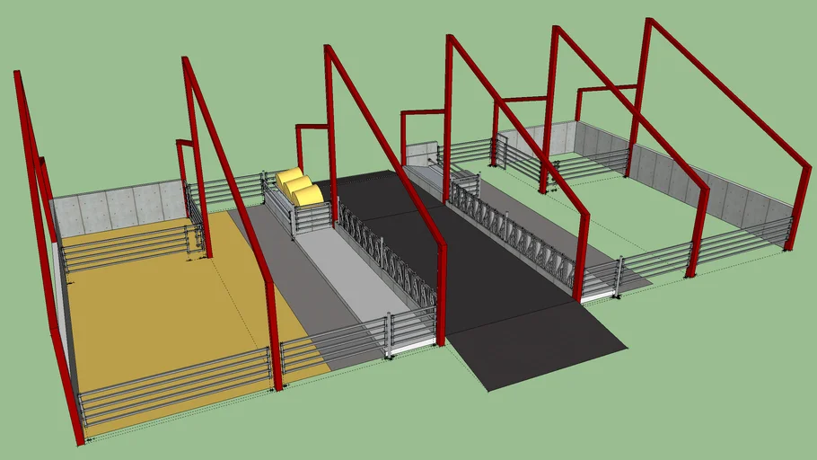 Stabulation bovins Allaitants dans hangar photovoltaïque