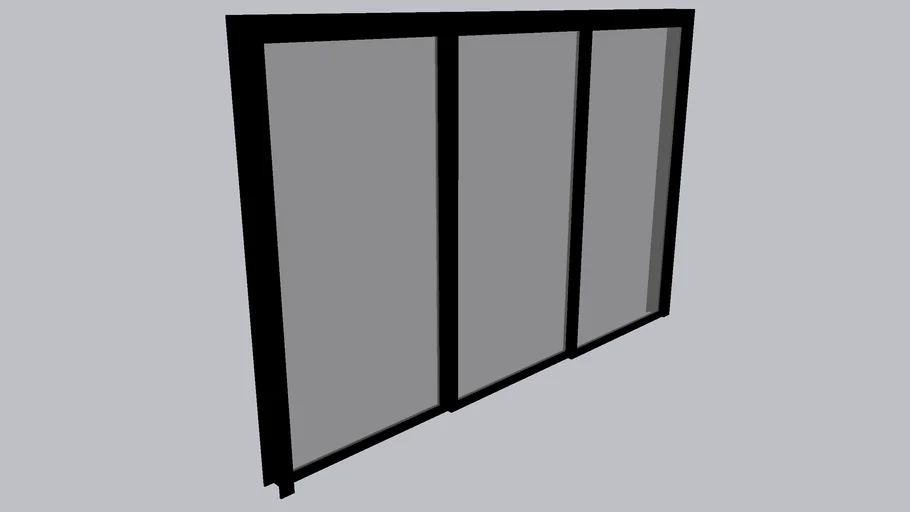 Telescopic Sliding Door 3 Leaves