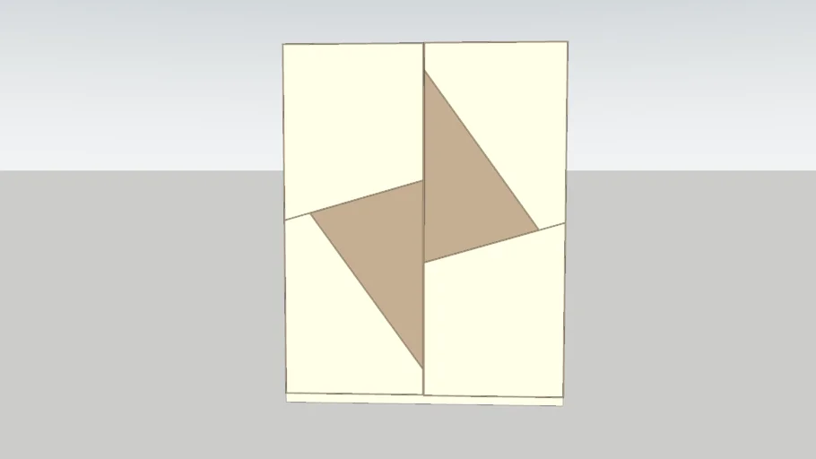 Sliding wardrobe