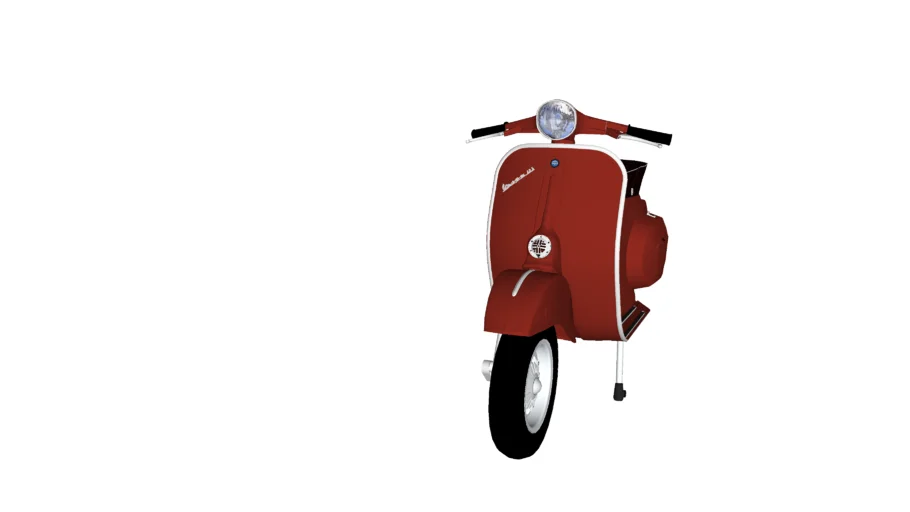 Vespa Classic Maroon