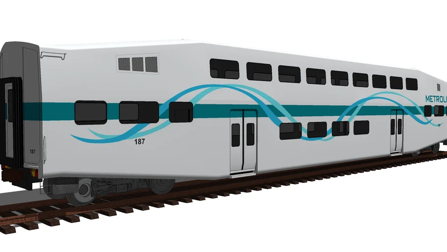 Metrolink Bombardier Bi-Level Coach #187