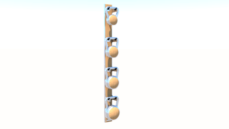 Paragon Studio Vertical Kettlebell Wall Rack