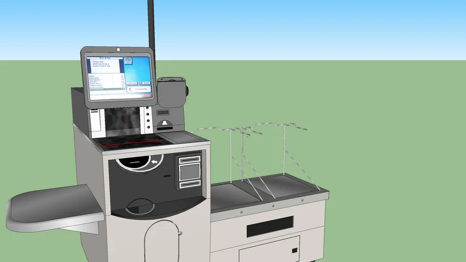 self serve till no card reader