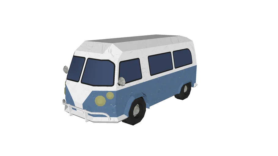Low Poly VW Bus