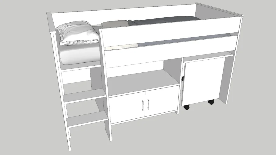 mid-height sleeper / halfhoog slaper