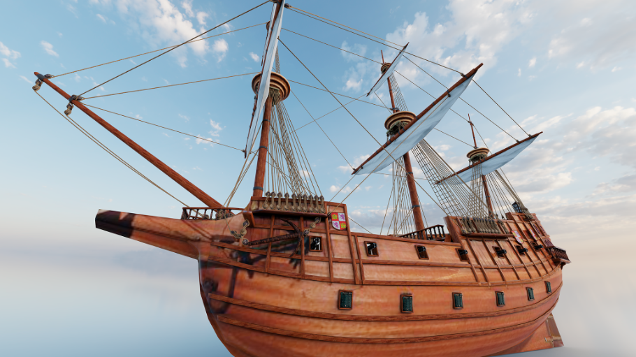 Galeon San Martín (1580)  (Maqueta)