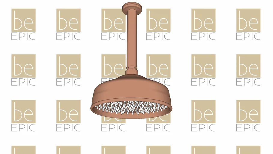Chuveiro de Parede Rose Gold - Rubinettos