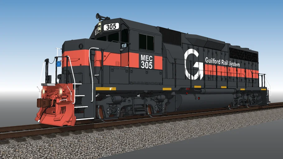 EMD GP40 - Pan Am Railways - MEC 305