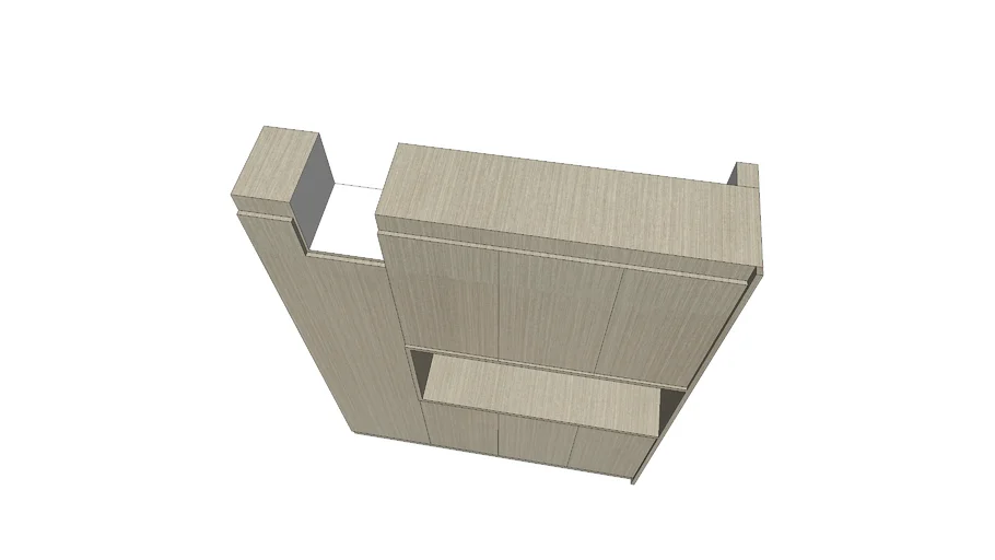 Shoe cabinet full height