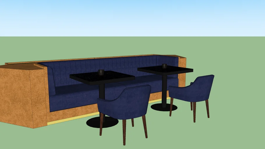 Restaurant sofa 02