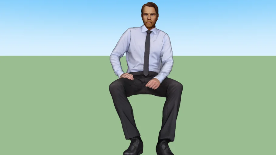 Sitting Man 4