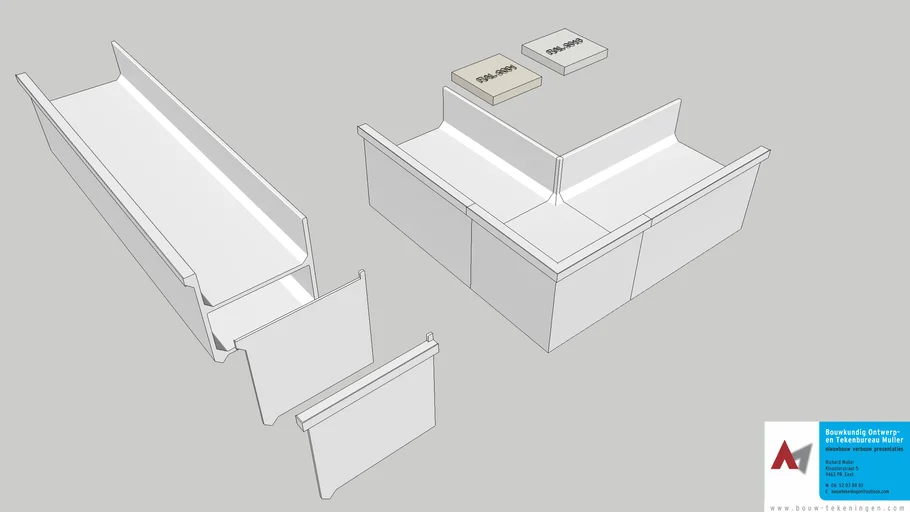 250 kunststof bakgoot | Plastic Gutter