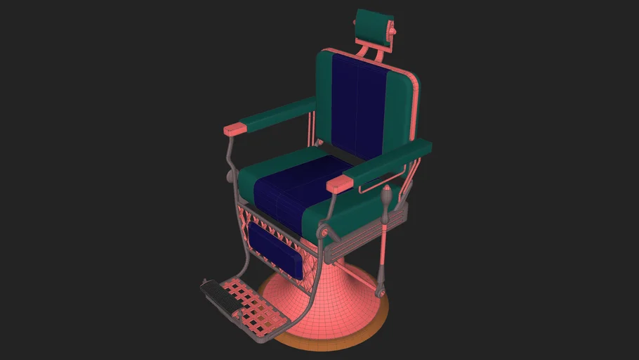 Barber seat/Silla de barbero