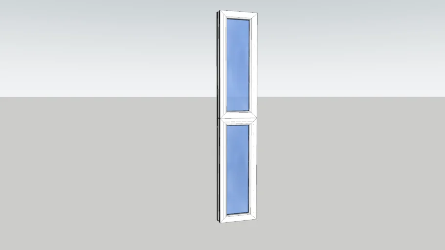 Ventana Corrediza de Aluminio estilo Módena 2 240x45