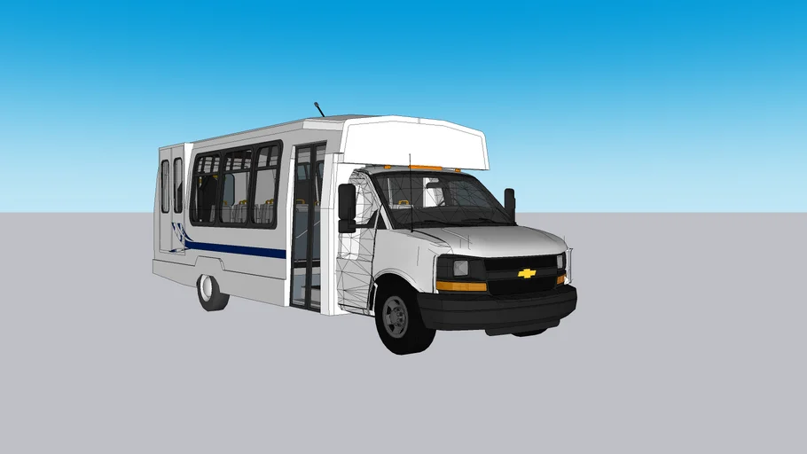 2011 Goshen Coach GCII (14 _2WC - rear entry door) bus_ (Chevrolet ...